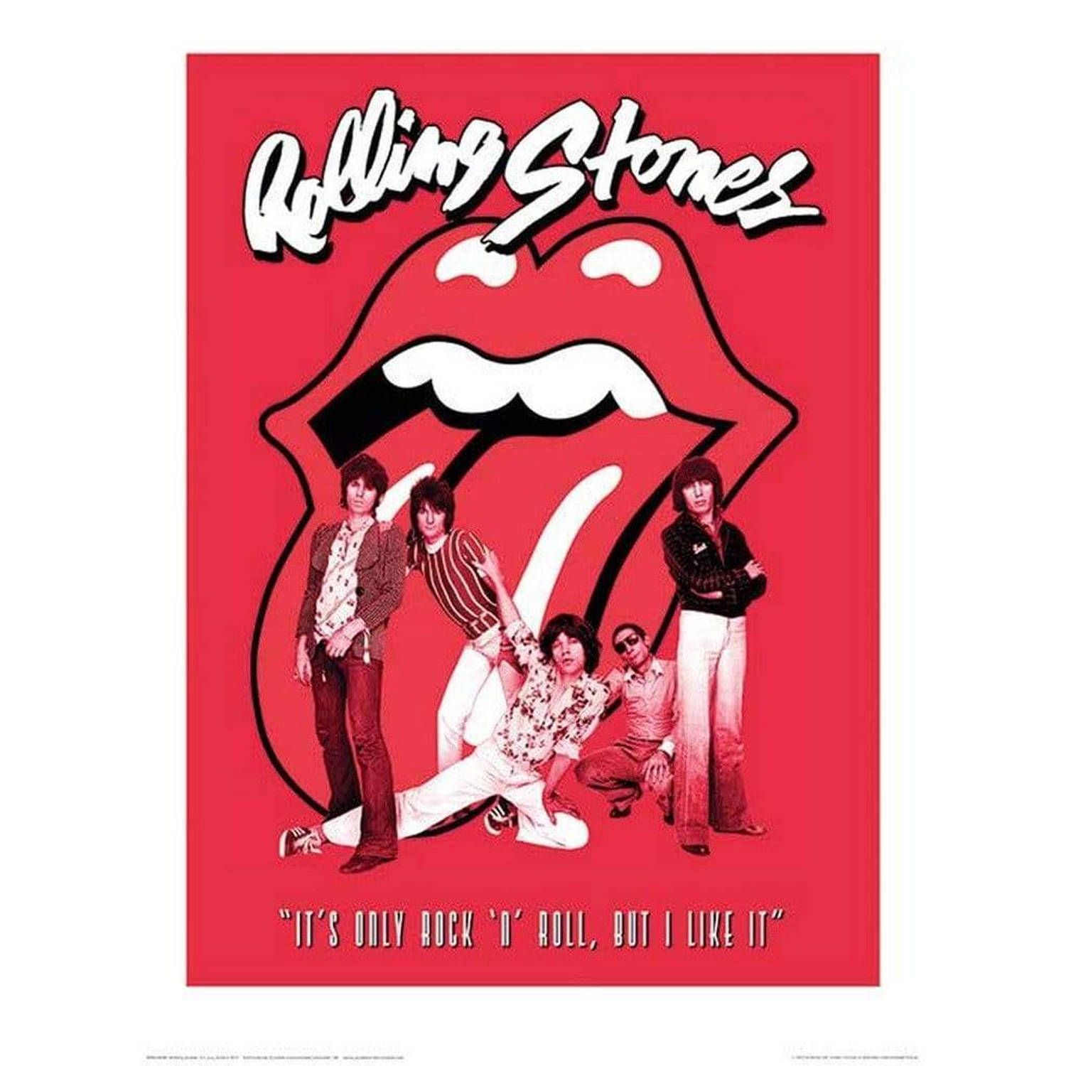 Pyramid The Rolling Stones It's Only Rock N Roll Kunstdruk 60x80cm
