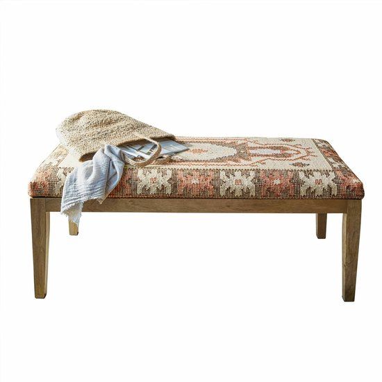 LOBERON Bankje Kadiran bruin/beige