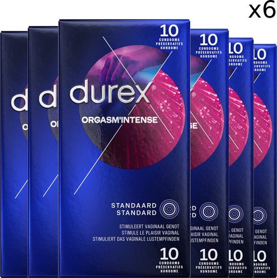 Durex Intense Orgasm Condoms - 60 stuks