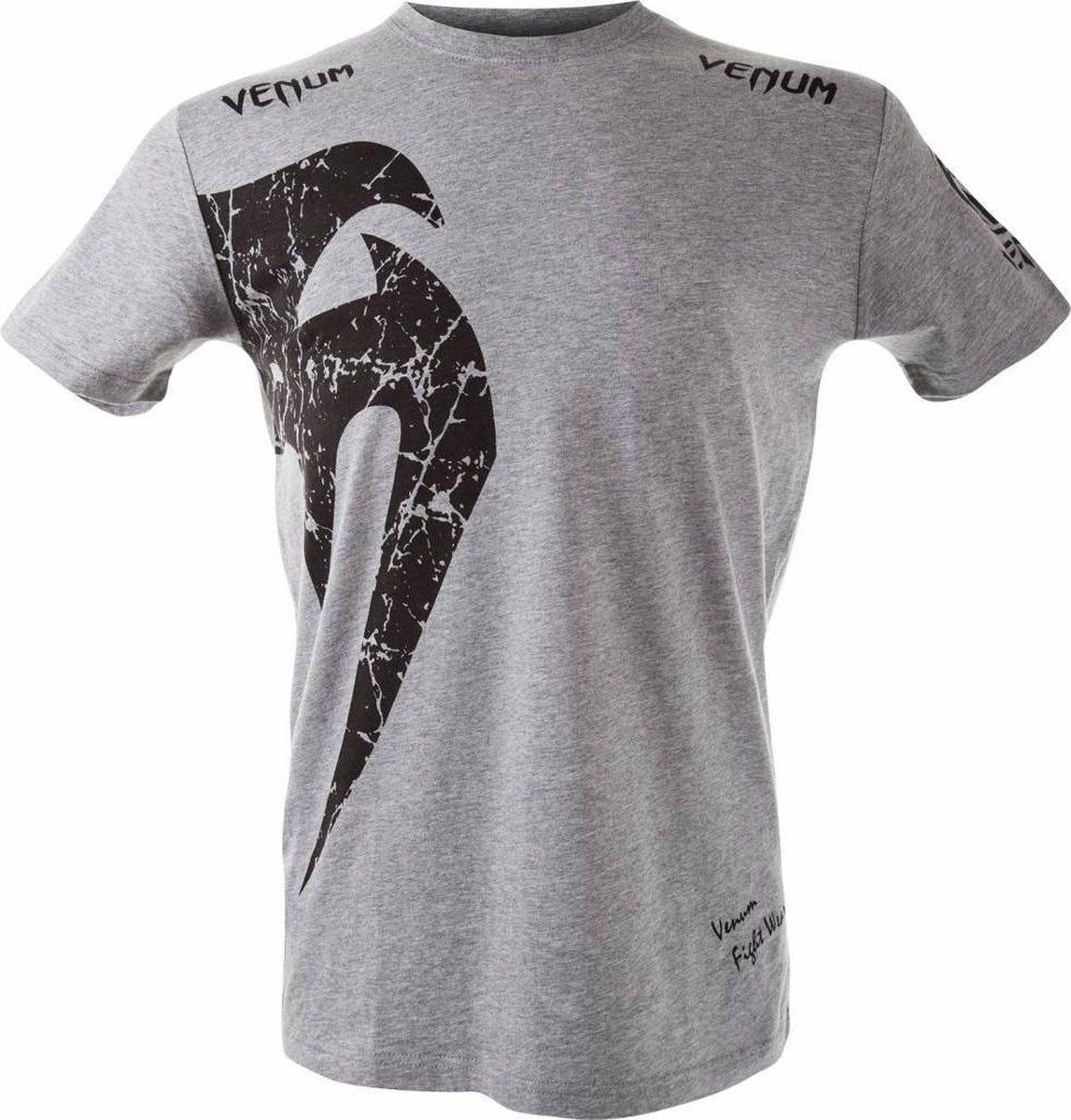 Venum Giant T-Shirt - Grijs - Katoen - Heren
