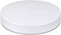 Bellatio Design Piepschuim vormen - cirkel - 1x - D50 x 4 cm - styropor hobby / DIY vorm - basis knutselfiguren