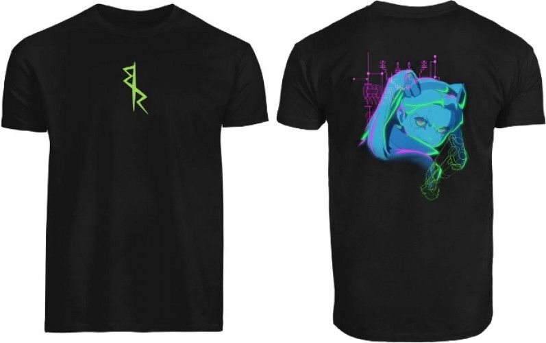 Cyberpunk Edgerunners - Neon Rebecca T-shirt - 4020628607647