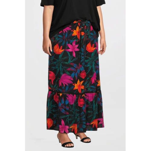 GREAT LOOKS crinkle rok bloemenprint 8719542915858
