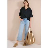 Cecil Blouse met korte mouwen en gespleten hals