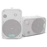 Pyle Luidspreker – 2-Weg Speakers -Plafondluidsprekers -Buitenluidsprekers- Stevige Universele Bevestiging - 500 W- Geschikt voor Zwembad, Patio en Binnengebruik-Wit