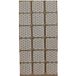 Viefe 28 patins antidérapants en feutre carrés 20x20 mm, blancs