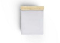 Premium Asir - Ranforce Dubbel Hoeslaken Wit - 100% Katoen - 140 x 190+30 cm