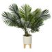 Atmosphera Plante artificielle, palmier en pot sur pied, 72 cm