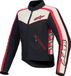 Alpinestars Stella T-Dyno WR Zwart Ecru Fel Rood Dames Motorjas - Maat S