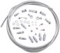 Quaxar Sherman Silver 3000mm Brake Line Kit
