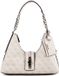GUESS Yvonne Logo Hobo Bag Stone Logo beige
