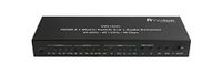 FeinTech VMS14201 HDMI 2.1 Matrix Switch 4 x 2 Schakelaar 4K 120Hz 8K Ultra HD 4 in 2 Out Audio Extractror ARC Toslink SPDIF Downscaler voor Xbox PS5 TV Monitor HDR VRR 40Gbps