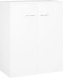 vidaXL Dressoir 60x30x75 cm bewerkt hout wit