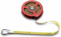 Stanley 0-34-406 Rolmaat 20 meter staal rood