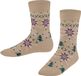 FALKE Nordic Fair Isle gedessineerd wol sokken kinderen bruin - maat 27-30