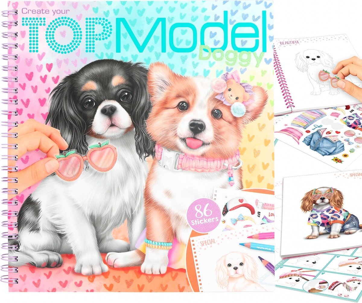 Depesche Create your TOPModel Doggy kleurboek