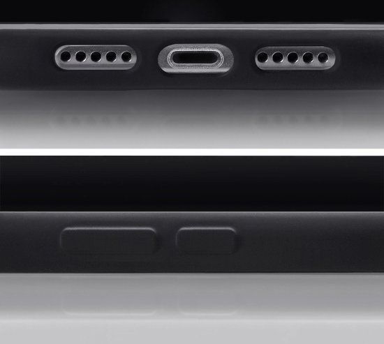 Mobilize Flexibel TPU Back Cover Zwart voor Motorola Edge 50 Neo