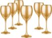 Glasmark KROSNO Wijnglazen, Set van 6, 300 ml, Goud