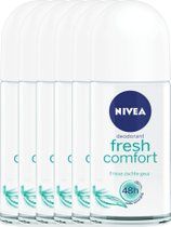 Nivea Fresh Comfort Roll-On - 50 ml - voordeelpakket 5+1 gratis - Deodorant