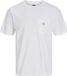 JACK&JONES JPRBLUCALEB SS TEE SN Heren T-shirts Wit Katoen XS