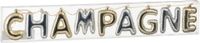 Mica Decorations Kerstslinger Champagne 6cm Goud, Zilver