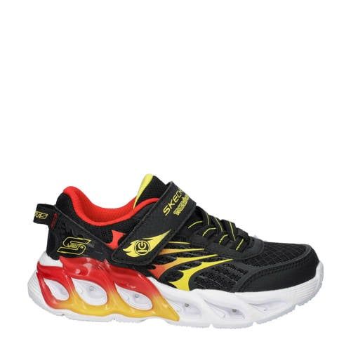 Skechers sneakers met lichtjes zwart/rood Jongens Imitatieleer Meerkleurig - maat 30