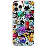 Apple iPhone 12 Pro Max Graffiti 2 Bedrukt siliconen hoesje