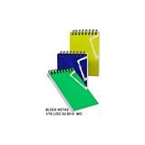 Wat - Blokbladmuziek glad 80 vellen zuidkleuren kleuren, 3 stuks