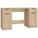 Bureau Sonoma Chêne avec meuble d'appoint
