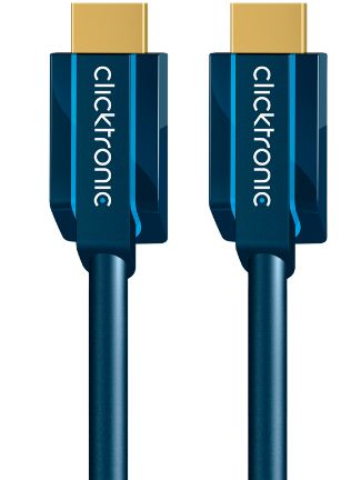 CLICKTRONIC 7.5m High Speed HDMI Kabel - Blauw