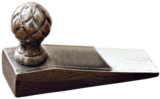 LOBERON Deurstopper Broche antiekzilverkleurig