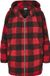 Urban Classics Dames Winterjas - Rood/Zwart - XS