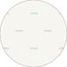 Bonateks Ronde digitaal bedrukte muismat, antislip onderkant, voor kantoor en thuis, diameter: 22 cm