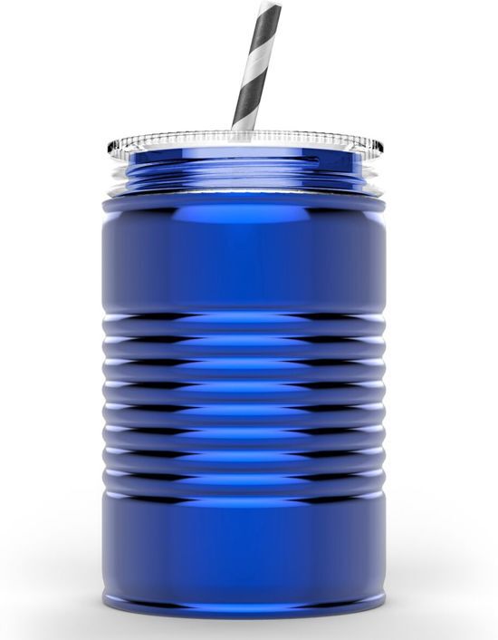 Asobu - Mason Jar I can - 540 ml - Blauw