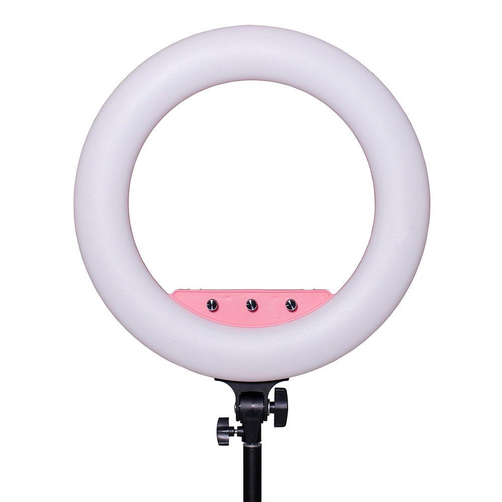 Caruba RGB Round Vlogger 18 inch LED - Roze