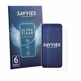 Savvies Screenprotector voor Oppo Reno 16 FS 5G - Folie Beschermfolie transparant 6 Stuks