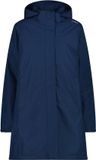 CMP Donsjack met rits en capuchon voor dames, blauwe inkt, maat S