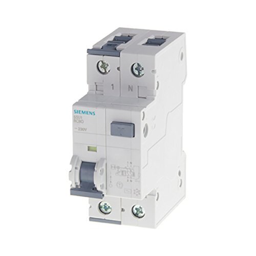 SIEMENS Ingenuity for life SIEMENS - 5SU13567KK10 FI/LS-schakelaar, 6 kA, 1P+N, type A, 30 mA, C-Char, In: 10 A, Un AC: 230 V