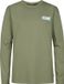 Petrol Industries Jongens Jersey T-shirt met grafische print Palmera - Groen - Maat 140