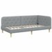 vidaXL Hoekbedframe Lichtgrijs 90 x 200 cm Stof