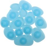 MSV Antislip Pads voor Douche en Bad – Set van 4 Antislip Stickers met Kiezelsteendesign – Blauw