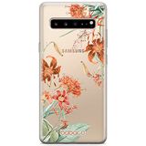 ERT GROUP mobiel telefoonhoesje voor Samsung S10 5G Babaco patroon Flowers 057