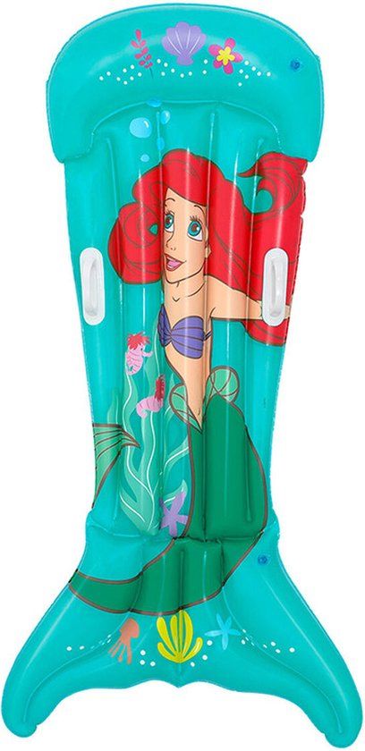 Bestway Luchtbed Disney Zeemeermin Met Handvatten 158x81 cm +6 Jaar