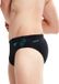 Speedo Hyper Boom Splice Brief Zwart/Blauw Short de bain de sport pour homme - Taille 7