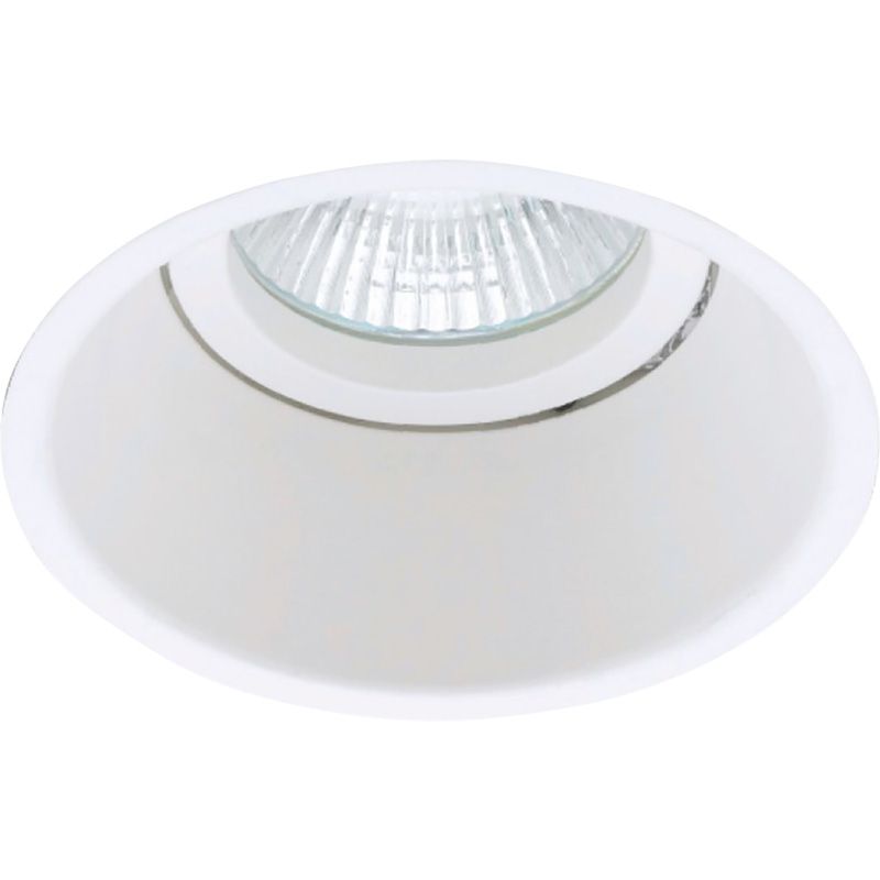 Twilight Horn Inbouwspot Rond Vast IP20 GU10 Wit