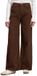 Lee Stella Wide Leg Pantalon Taille Haute Marron 25 / 33 Femme