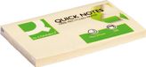 Q-CONNECT Quick Notes Recycled, 7.6 x 12.7 cm, 100 vel, geel, 12 stuks