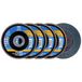 PFERD TOOLS 69198300 Lamellenschuurschijf – Diameter 125 mm – Boordiameter 22.23 mm – RVS, Staal