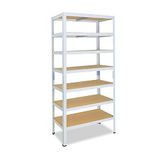 Shelfplaza HOME metalen stellingkast - 180x60x40 cm - wit - 7 planken