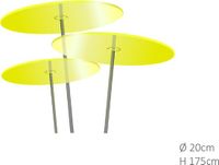 Cazador Del Sol Zonnevanger Citroen geel groot 175x20 cm
